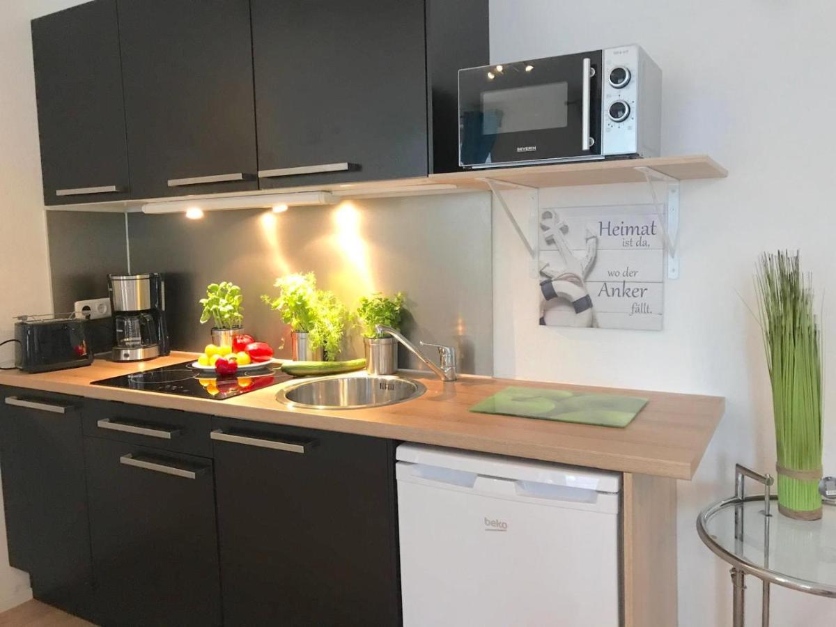 Ferienwohnung Kajuete Am Borbyer Kurpark Von Eckernfoerde Ngoại thất bức ảnh